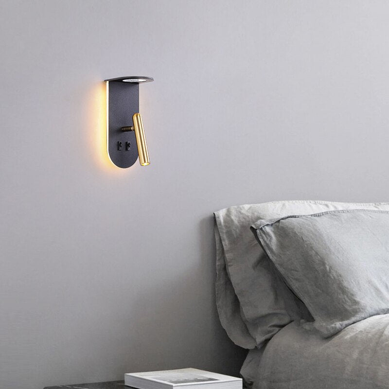 Win Nordic Flame Effect Wall Light