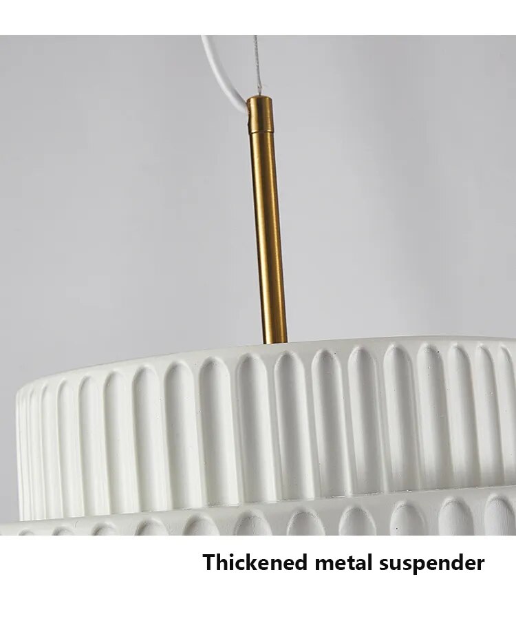 Wabi-Sabi Designer Resin Chandelier