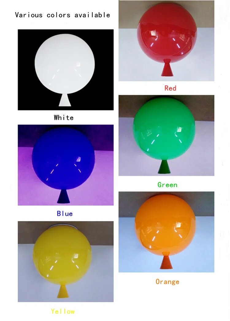 IIS Children's Creative balloons Ceiling lamp