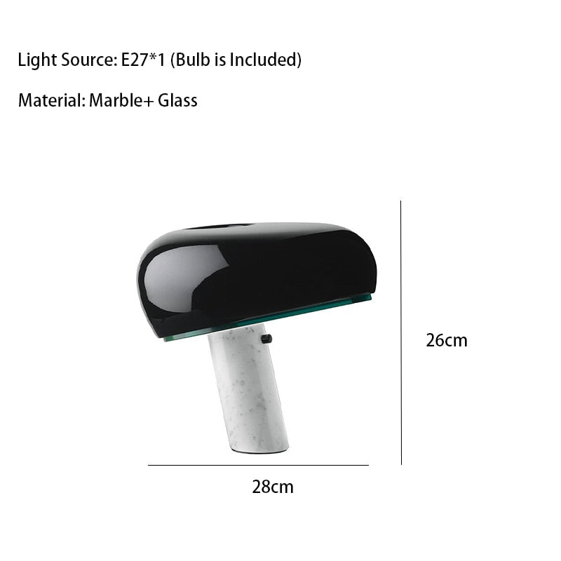 Mak 7-Style Glass Mushroom Lamp