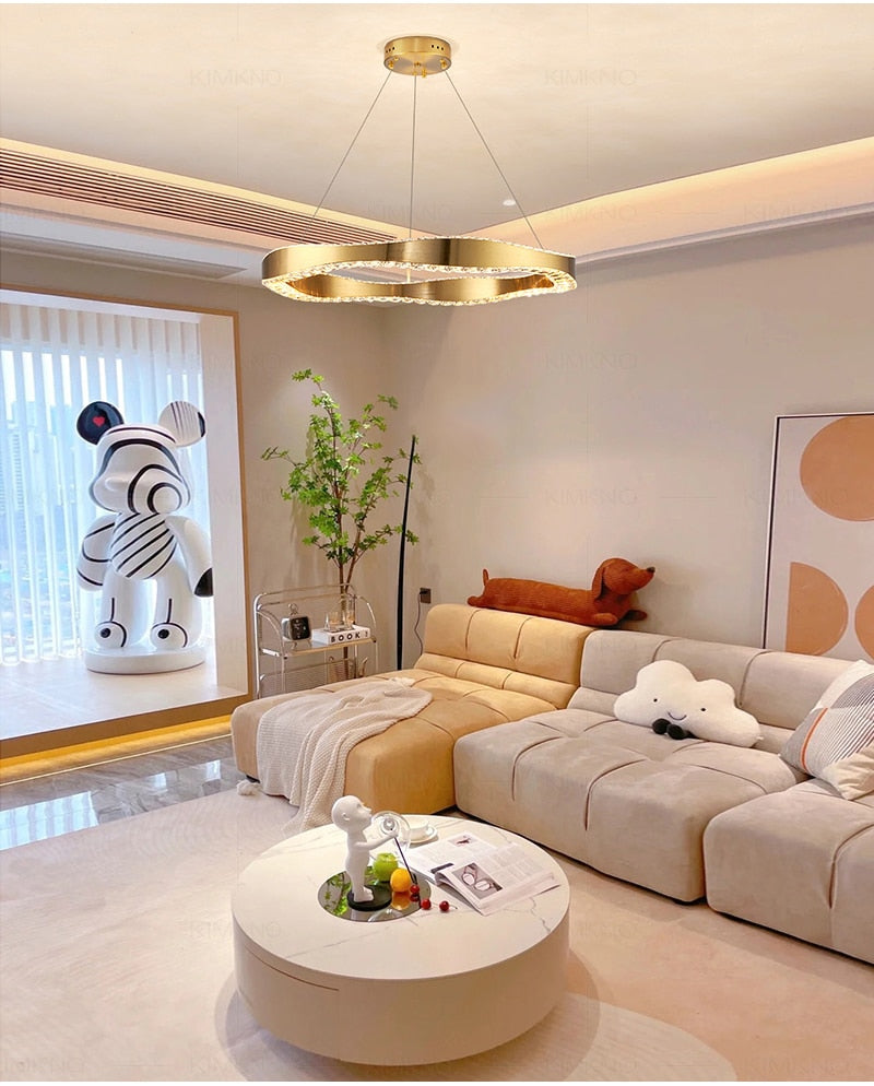 Ylk Modern Crystal Chandelier Fixture