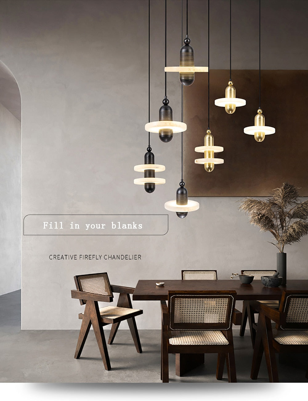 Privet Pendant Light Luxury Fixture