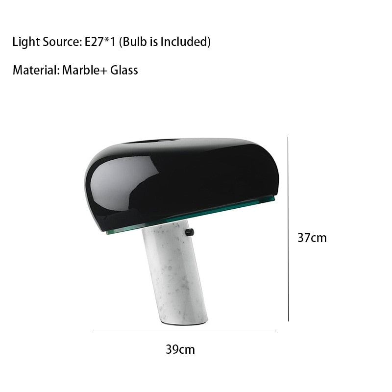 Mak 7-Style Glass Mushroom Lamp