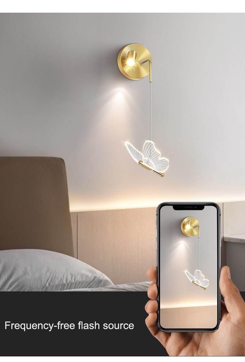 Lyf Nordic Butterfly Spotlight Wall Light