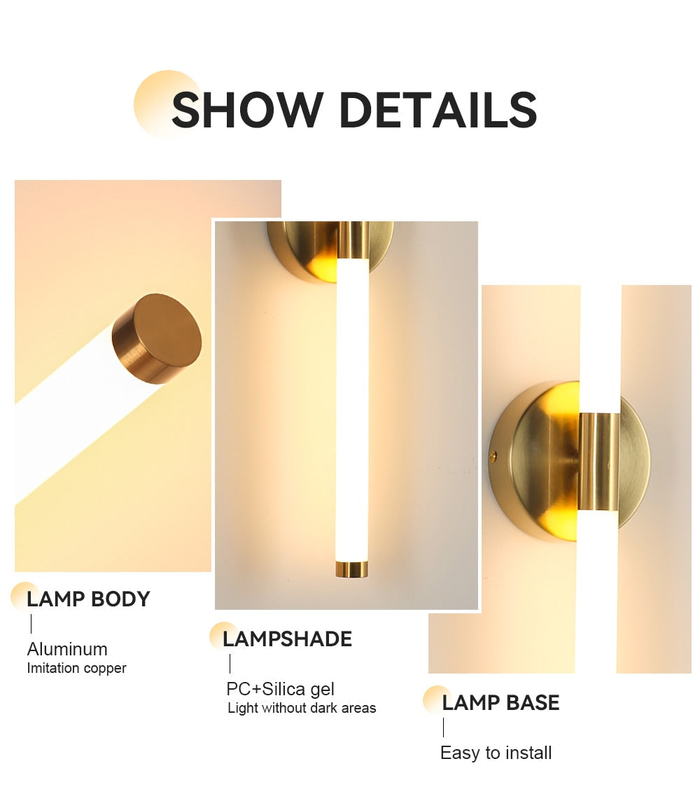 EB Long Wall Sconces Double Lampshade Up Down