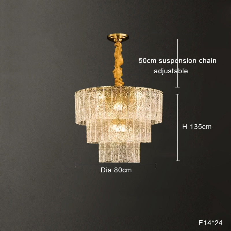 Privet Creative Glass Pendant Lamp