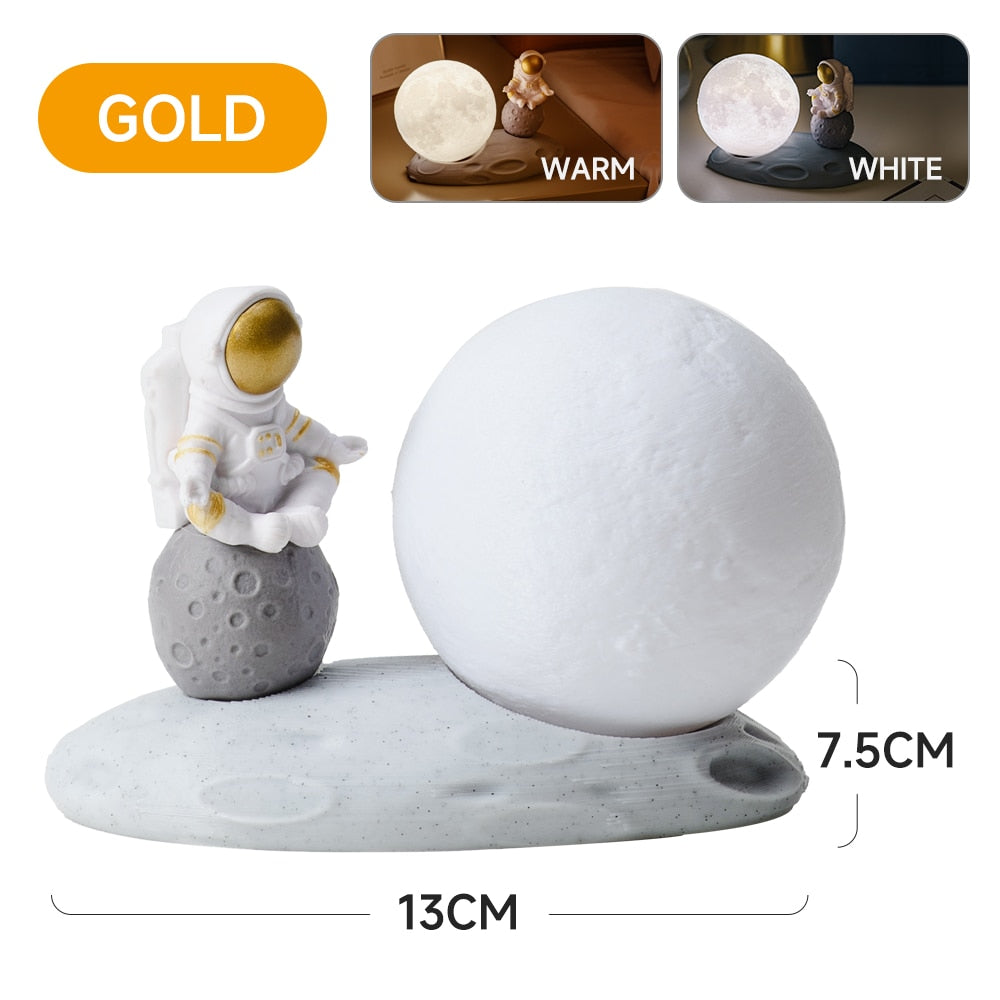 PQ LED Moon Astronaut Night Lights