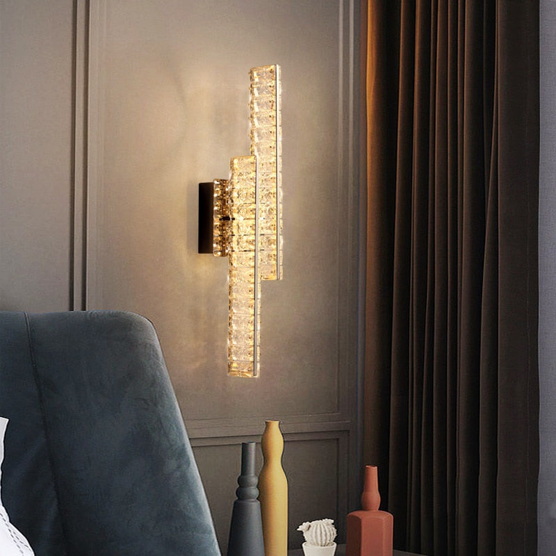 Ylk V Crystal Wall Sconce