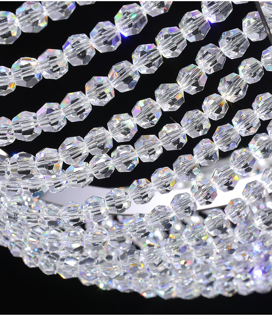 Ylk Large Wave Design Chandelier