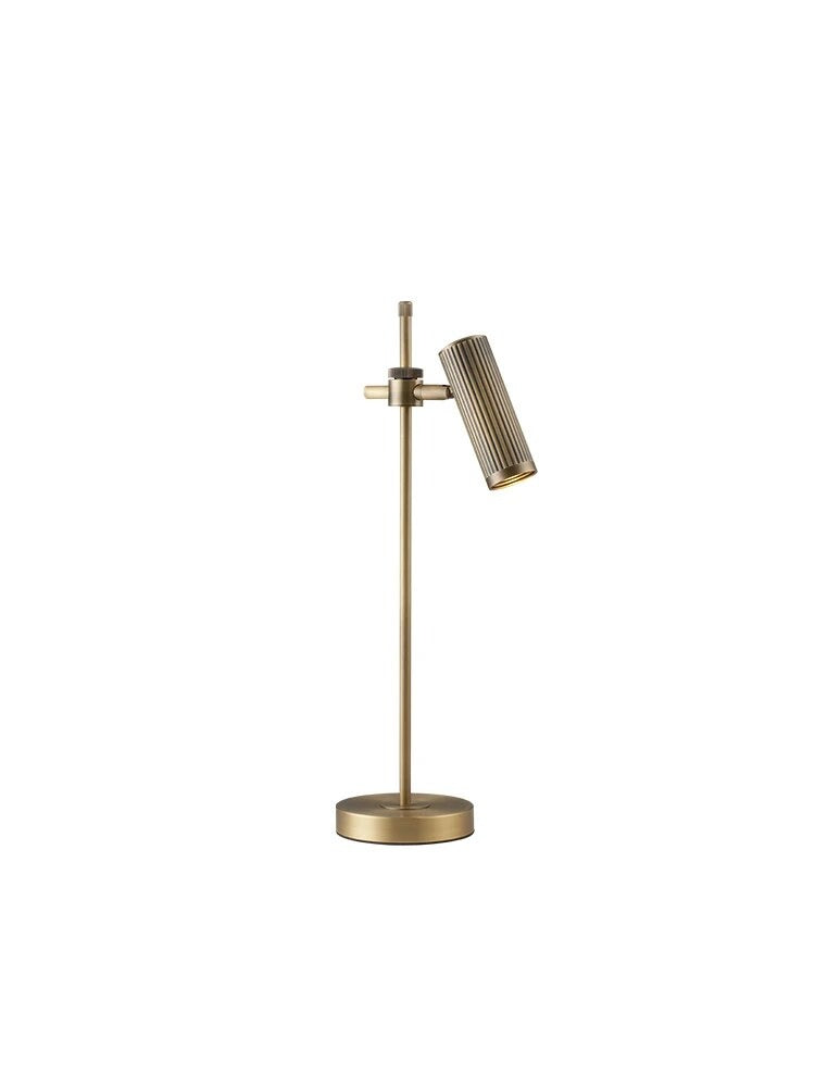 MH - All Copper Minimalist Vintage LED Table Lamp