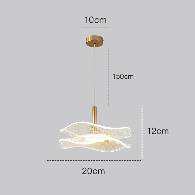 Lyf Lotus Leaf Eira Pendant Light