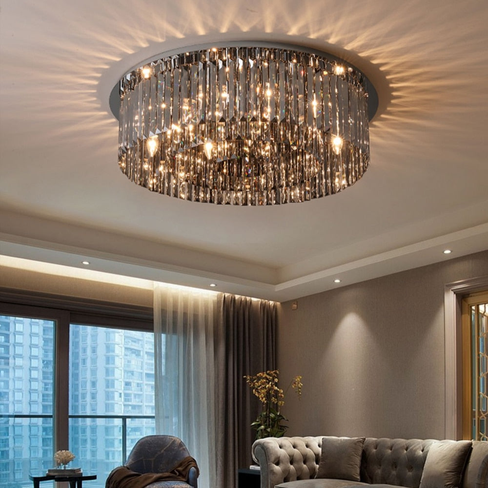 Ylk Luxury Black Ceiling Chandelier