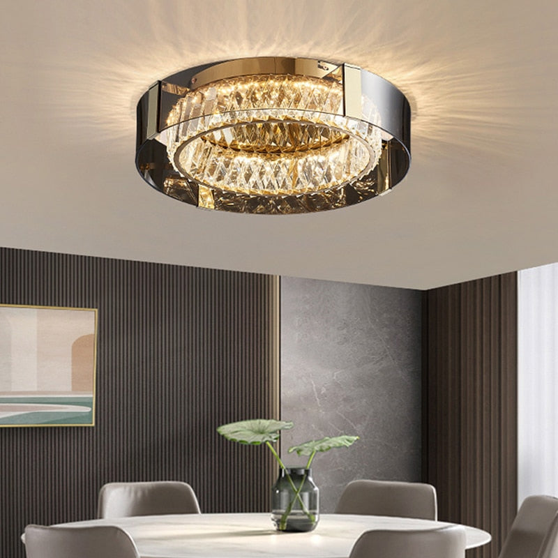 Mak Plafonnier Crystal Pendant Light