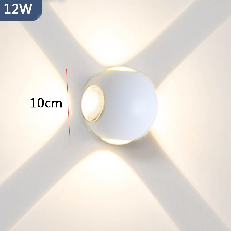 Won Outdoor Waterproof Crossing Sconces