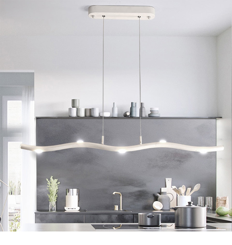 IIS Adjustable Haning Wave Chandelier Lighting