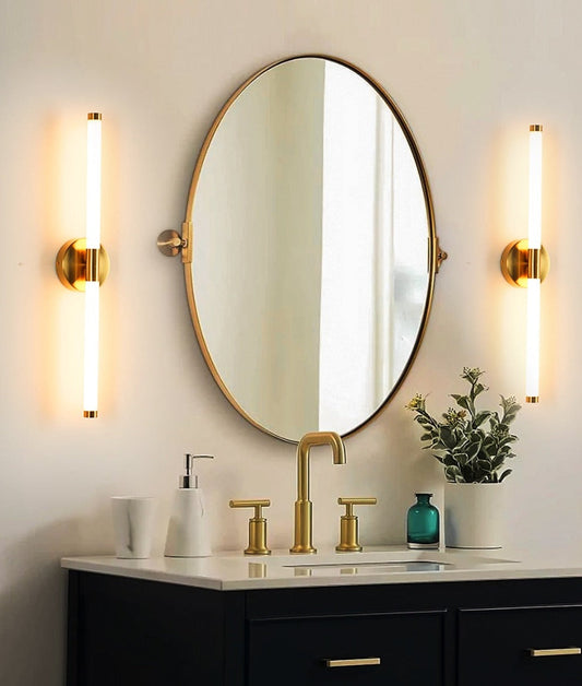 EB Long Wall Sconces Double Lampshade Up Down