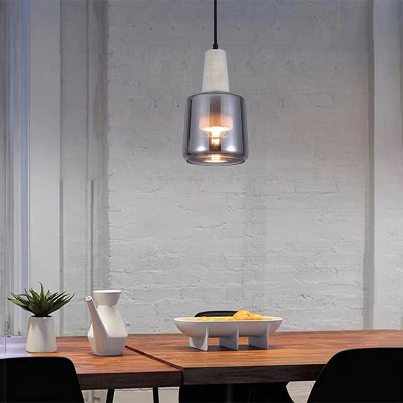 BAN Marble E27 LED pendant light modern Nordic hanging lamp