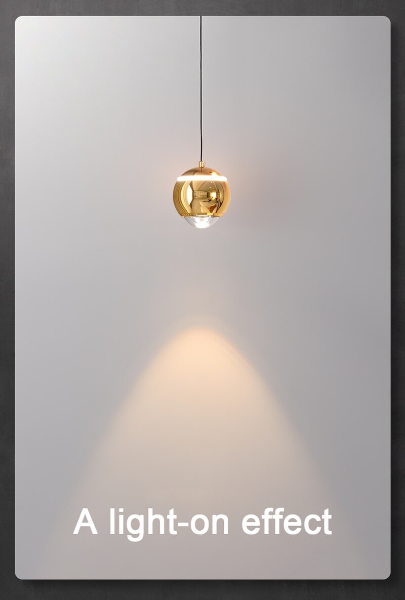 LYF Darla Golden Modern LED Pendant Lights