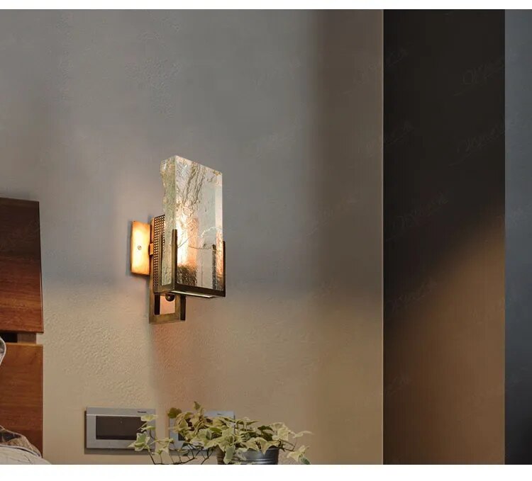 Vintage Bedroom Bedside Wall Lamp Luxury