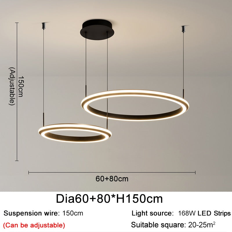 Ylk Ring Luxury LED Chandelier