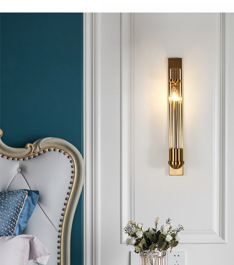 Win Modern Luxury Golden Wall Lamp