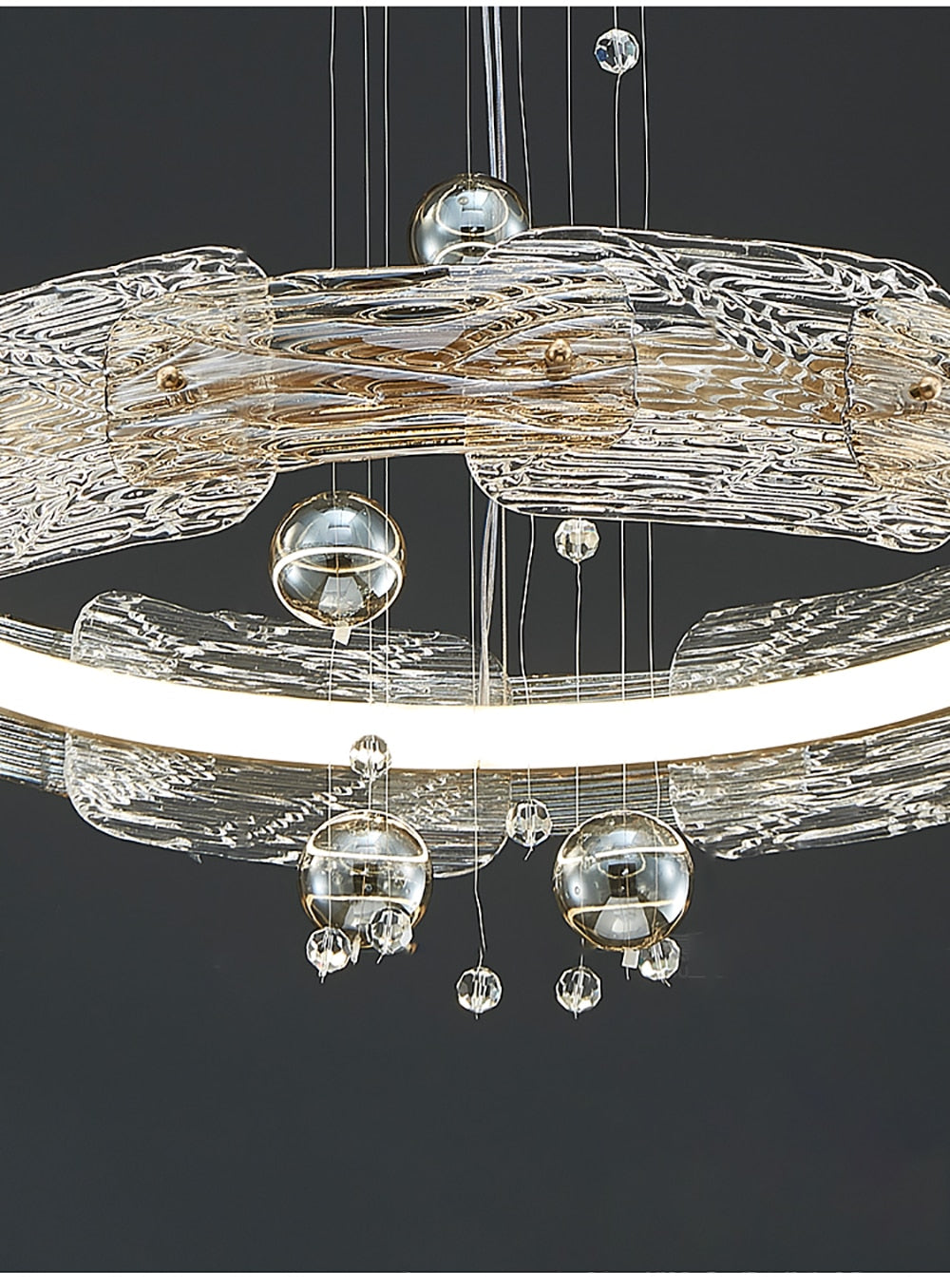 Olga Rounded Crystal Chandelier