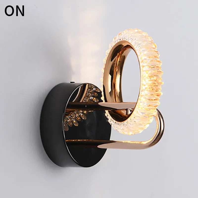 Modern Crystal LED Wall Lamps