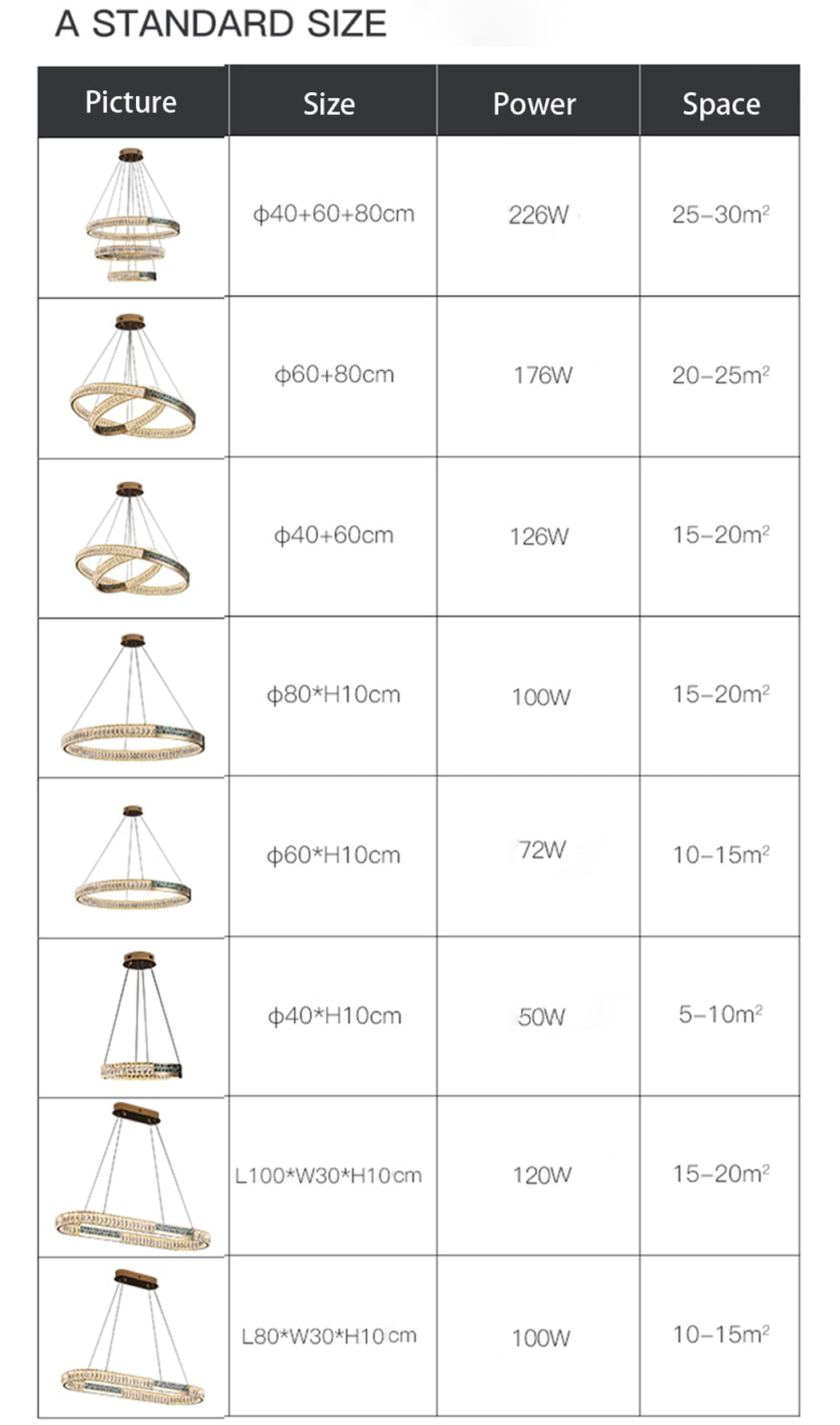 MAK Wall/Pendant Chandelier Luxury Hanging Lights Polished Shell High-end Ring Design