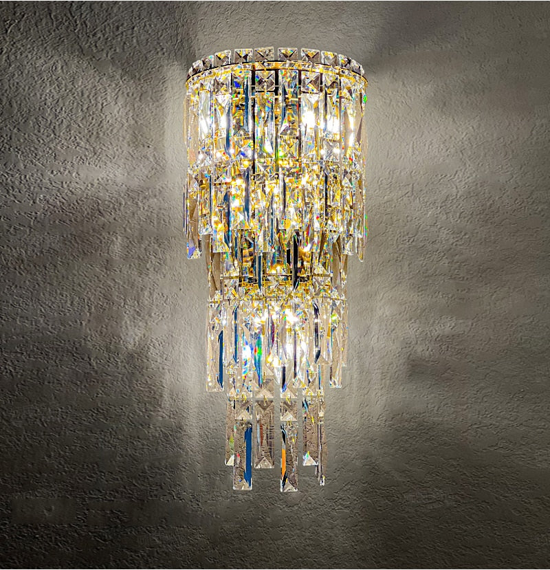 Ylk Tain Luxury Crystal Wall Lamp