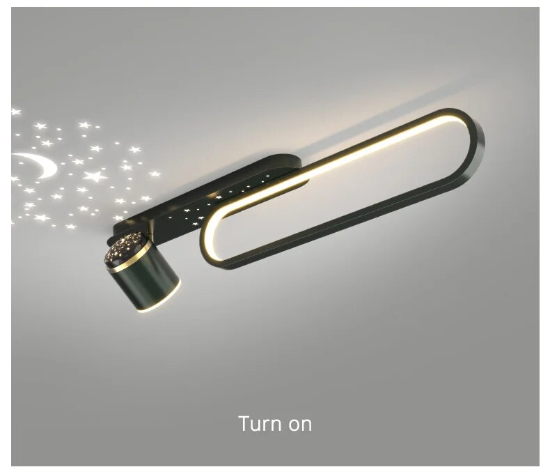 MAV Star Projection Modern Aisle Ceiling Lights with Spotlights