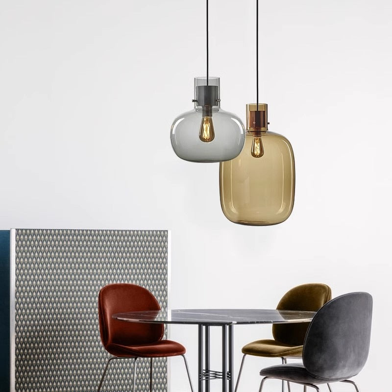 Wad Jar Vintage LED Pendant Light