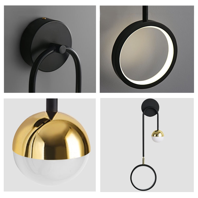 GRN Creative Nordic Modern Minimalist Bedroom Bedside Lamp