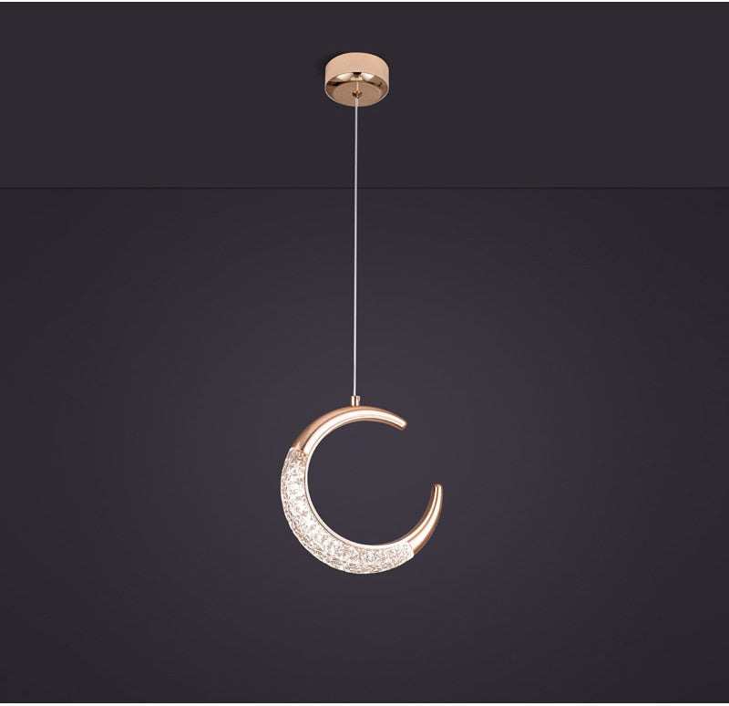 Ylk Half-Moon Modern LED Chandelier