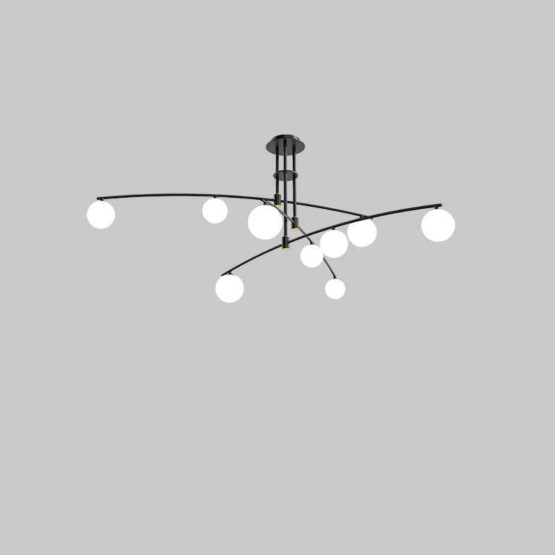 WOMO Branching Frosted Glass Bubble Chandelier-WM2295a