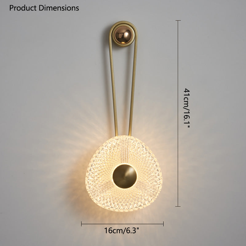 WOMO Cool Acrylic Accent Wall Sconce-WM6077