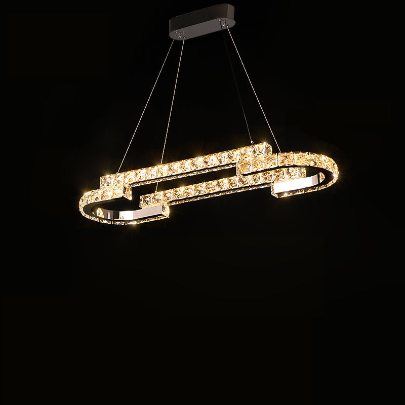 WOMO Circular Led Crystal Chandelier-WM2399