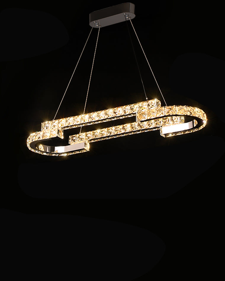 WOMO Circular Led Crystal Chandelier-WM2399