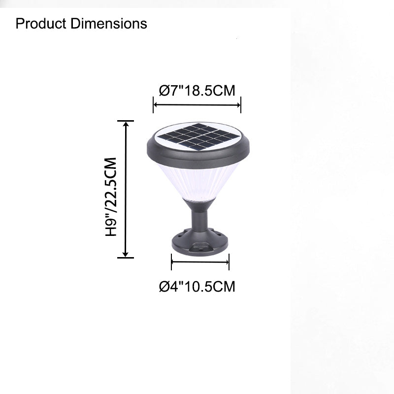 WOMO Solar Pillar Light-WM9105