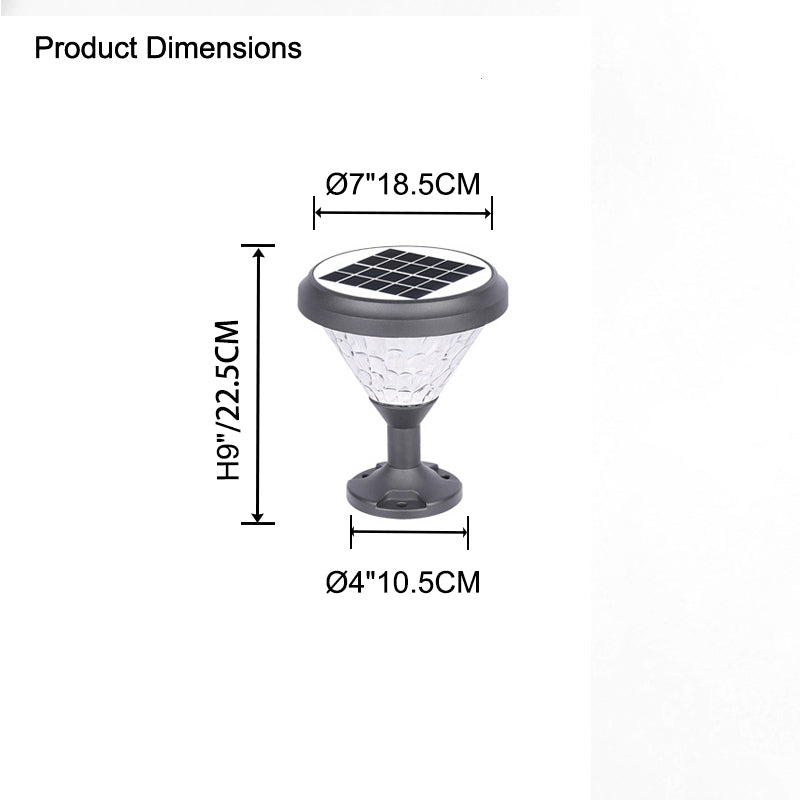 WOMO Solar Pillar Light-WM9105
