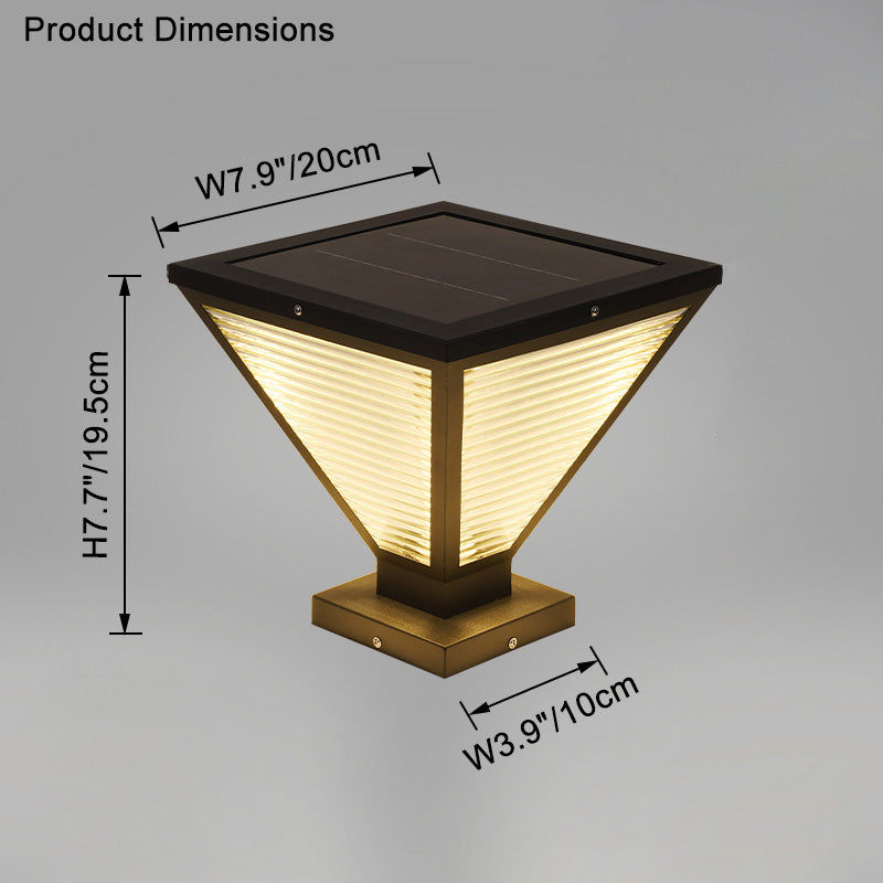 WOMO Solar Pillar Light-WM9142