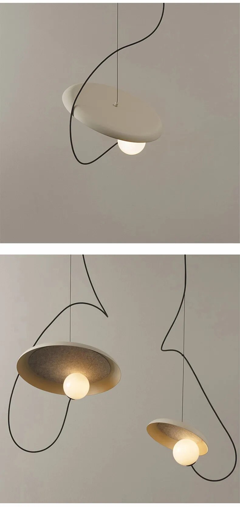 Modern Nordic Magnet Adjustable Pendant Light