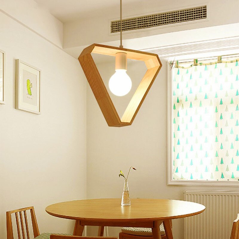 LYF 3-styles Nordic Pendant Creative Wooden Light