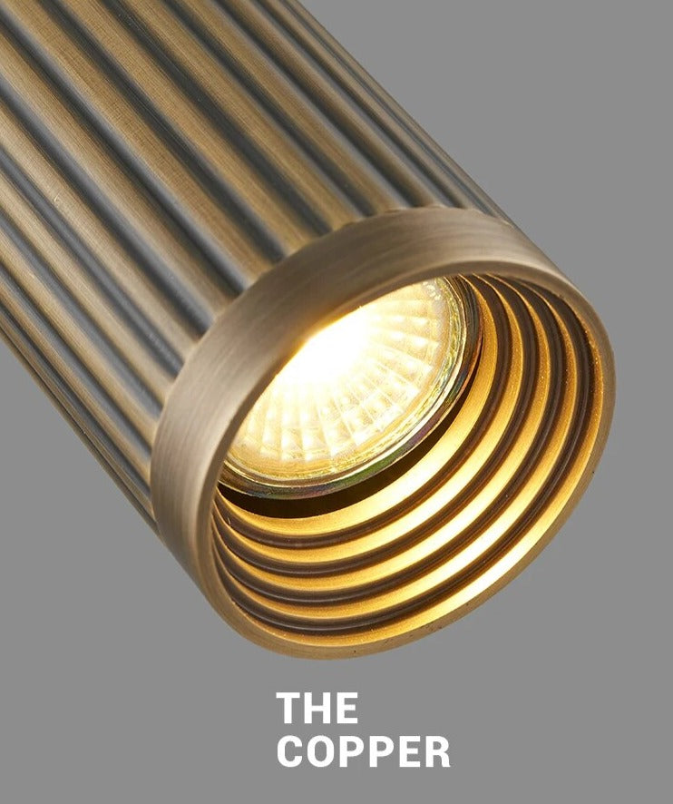 MH - All Copper Minimalist Vintage LED Table Lamp