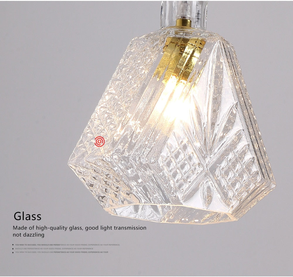 HEN Aegea Retro Glass Lampshade Pendant Lights