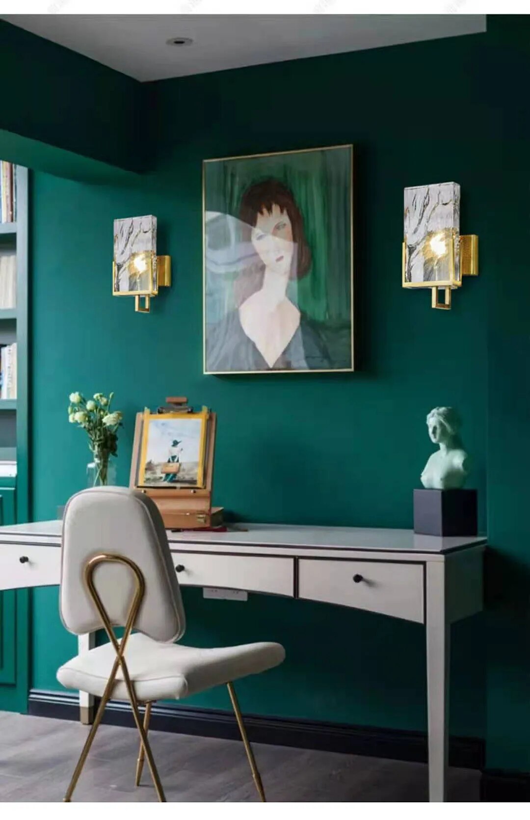 Vintage Bedroom Bedside Wall Lamp Luxury