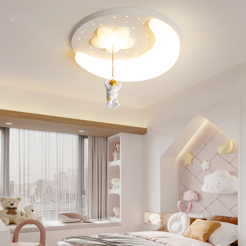Magnus - Moon Nursery Ceiling Light Childrens Lighting