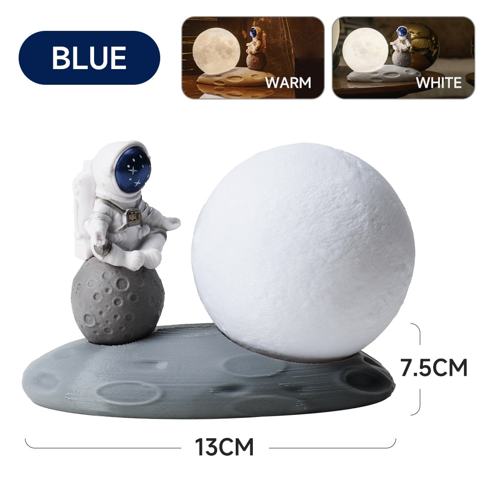 PQ LED Moon Astronaut Night Lights