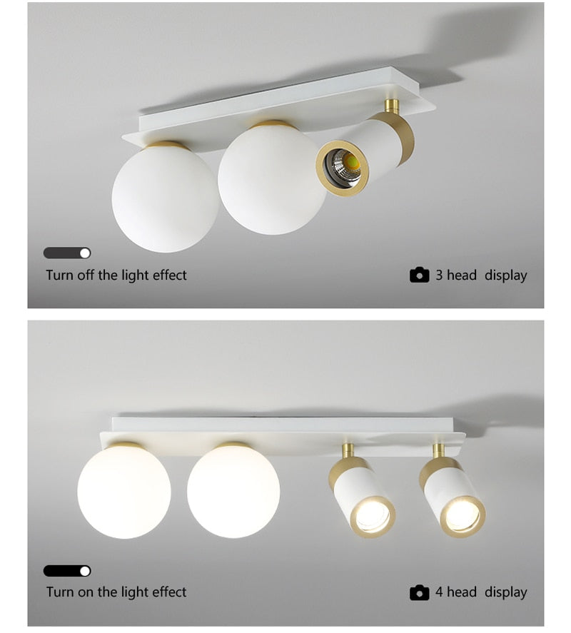 Wad Nordic Modern Glass Ball Lamp