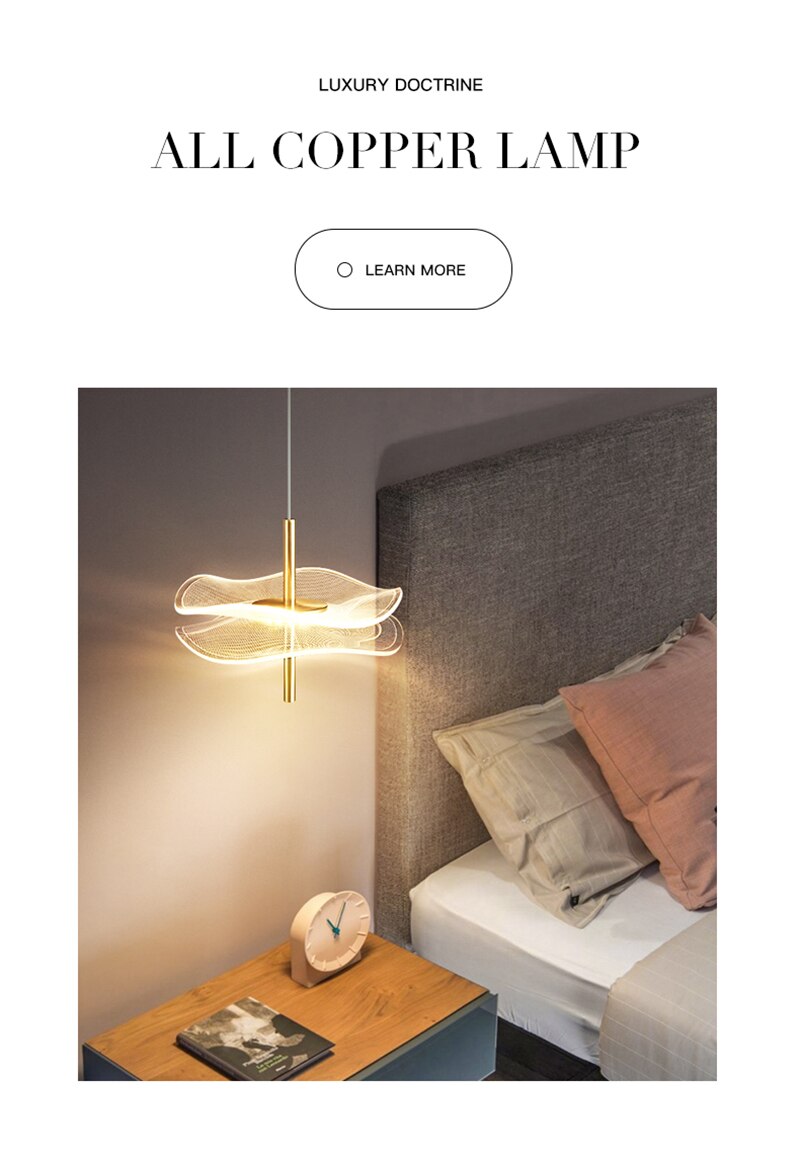 Lyf Lotus Leaf Eira Pendant Light