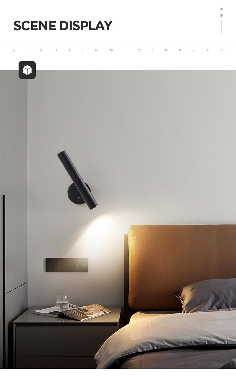 LYF Bedside Nordic LED Wall Light Spotlights